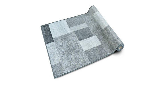 LÄUFER 80/500 cm Grau  - Grau, Design, Kunststoff/Textil (80/500cm) - Novel