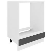 Corp Cuptor Încorporabil 60/82/46 cm   - alb/antracit, Konventionell, material pe bază de lemn (60/82/46cm) - MID.YOU