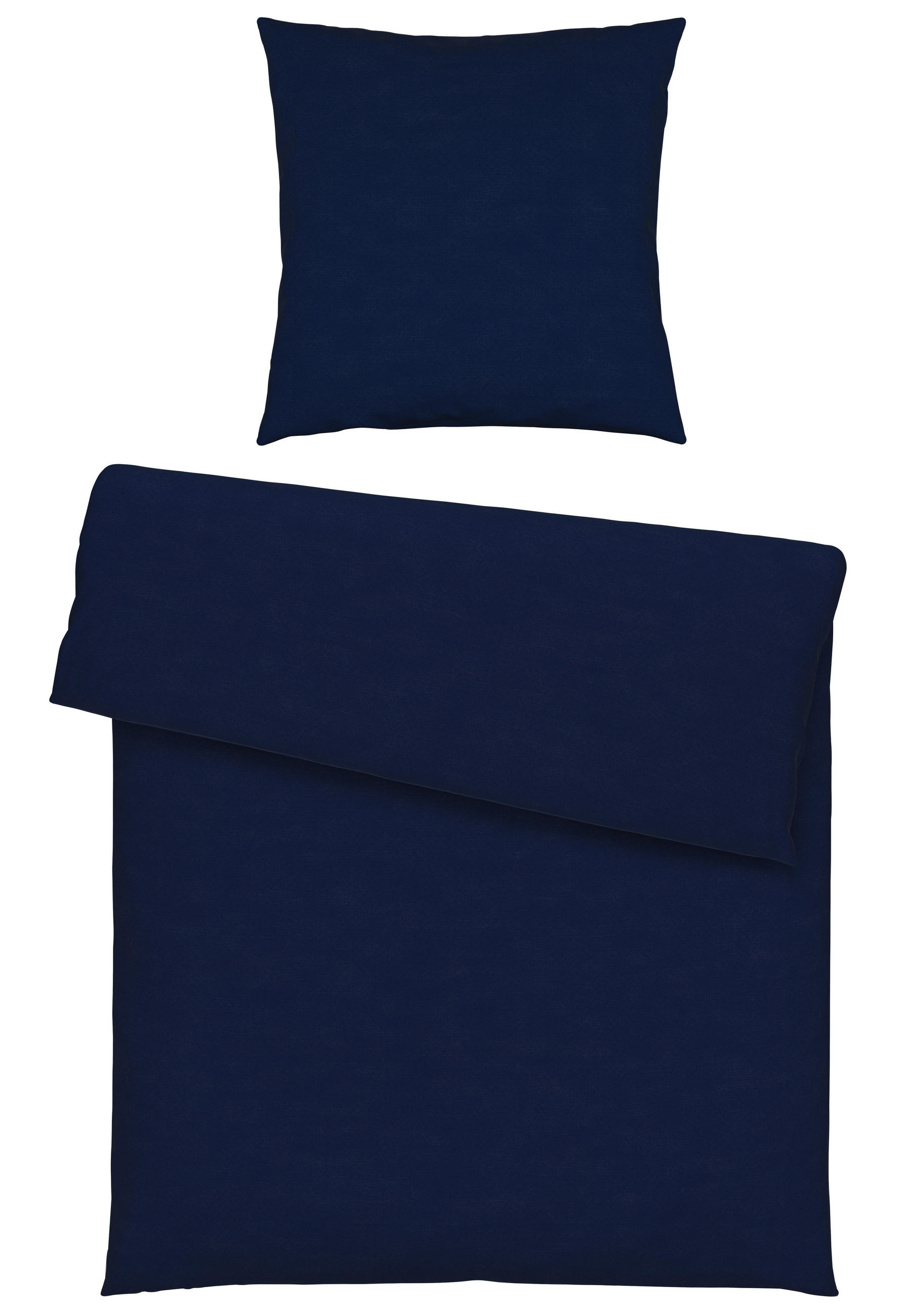 BETTWÄSCHE Flanell 135/200 cm  - Dunkelblau, Textil (135/200cm) - Dieter Knoll
