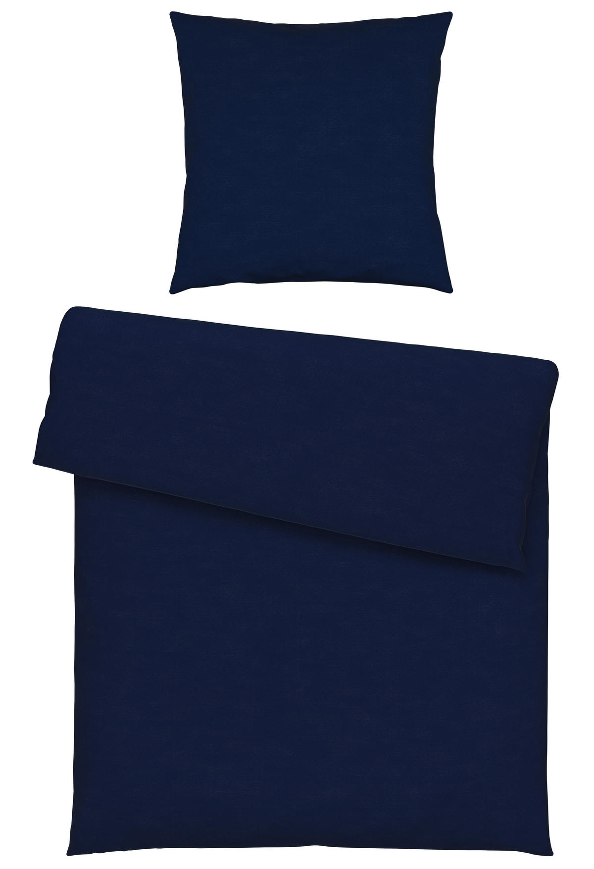 BETTWÄSCHE Flanell 135/200 cm  - Dunkelblau, Textil (135/200cm) - Dieter Knoll