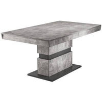 ESSTISCH in Holzwerkstoff 160/90/75 cm  - Dunkelgrau/Grau, MODERN, Holzwerkstoff (160/90/75cm) - MID.YOU
