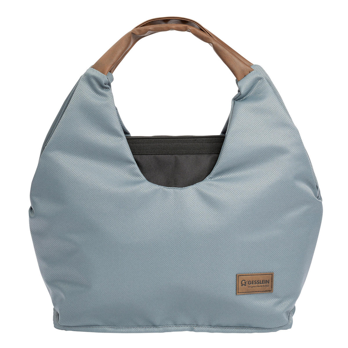 WICKELTASCHE N° 5 Petrol/Tabak  - Petrol/Braun, Basics, Textil (50/46/17cm) - Gesslein