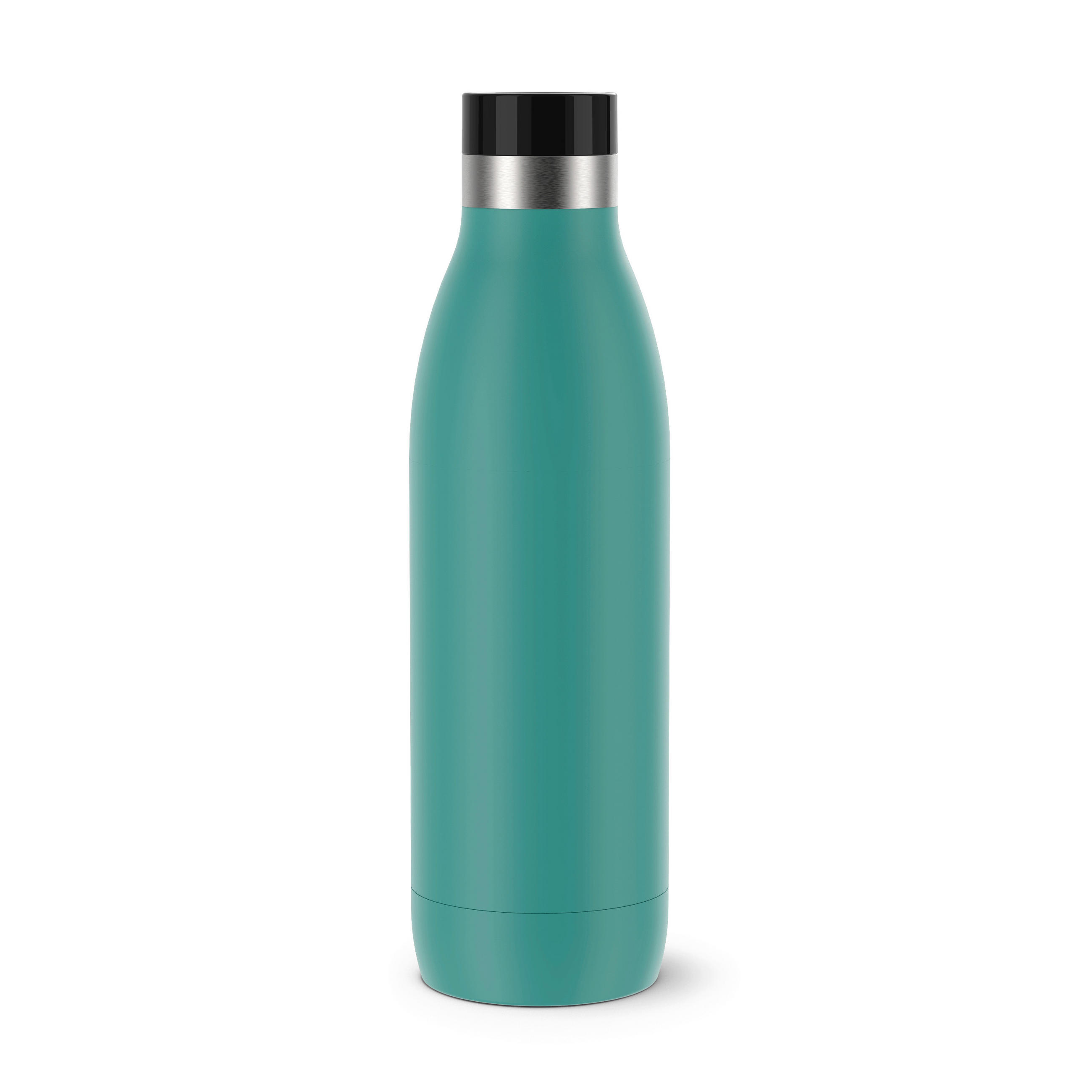 ISOLIERFLASCHE BLUDROP 0,7 L  - Petrol, Basics, Metall (0,7l) - Emsa
