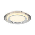 LED-DECKENLEUCHTE 35/6 cm   - Chromfarben/Transparent, Design, Kunststoff/Metall (35/6cm) - Novel