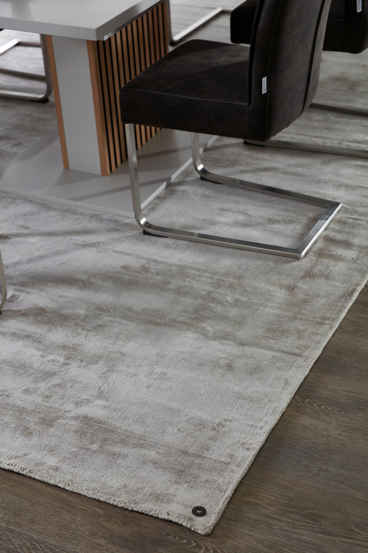 HANDWEBTEPPICH 250/350 cm Silberfarben rechteckig  - Silberfarben, Basics, Textil (250/350cm) - Tom Tailor