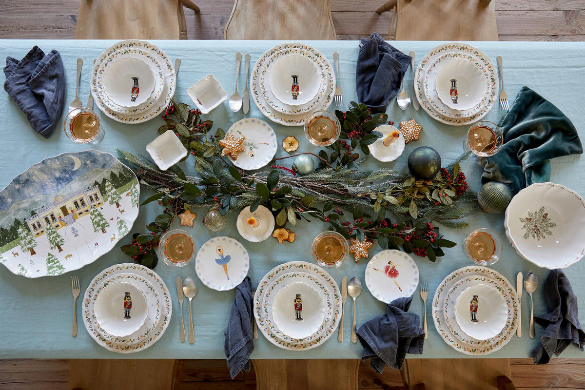 SPEISETELLERSET Multicolor, Weiß Hochglanz 27 cm THE NUTCRACKER  - Weiß Hochglanz/Multicolor, Basics, Keramik (27cm) - Costa Nova