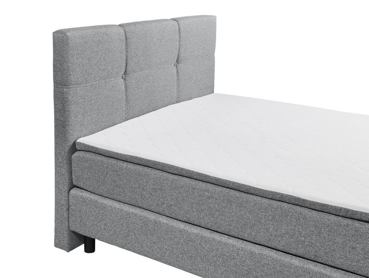 BOXSPRINGBETT 140/200 cm  in Grau  - Grau, Modern, Holzwerkstoff/Textil (140/200cm) - MID.YOU