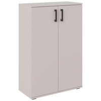 CIPŐSSZEKRÉNY 70/106/33,4 cm  - kasmírszínű/fekete, Konventionell, műanyag/faalapú anyag (70/106/33,4cm) - Xora