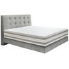BOXSPRINGBETT 160/200 cm  in Hellgrau  - Hellgrau, Konventionell, Holz/Textil (160/200cm) - Dieter Knoll