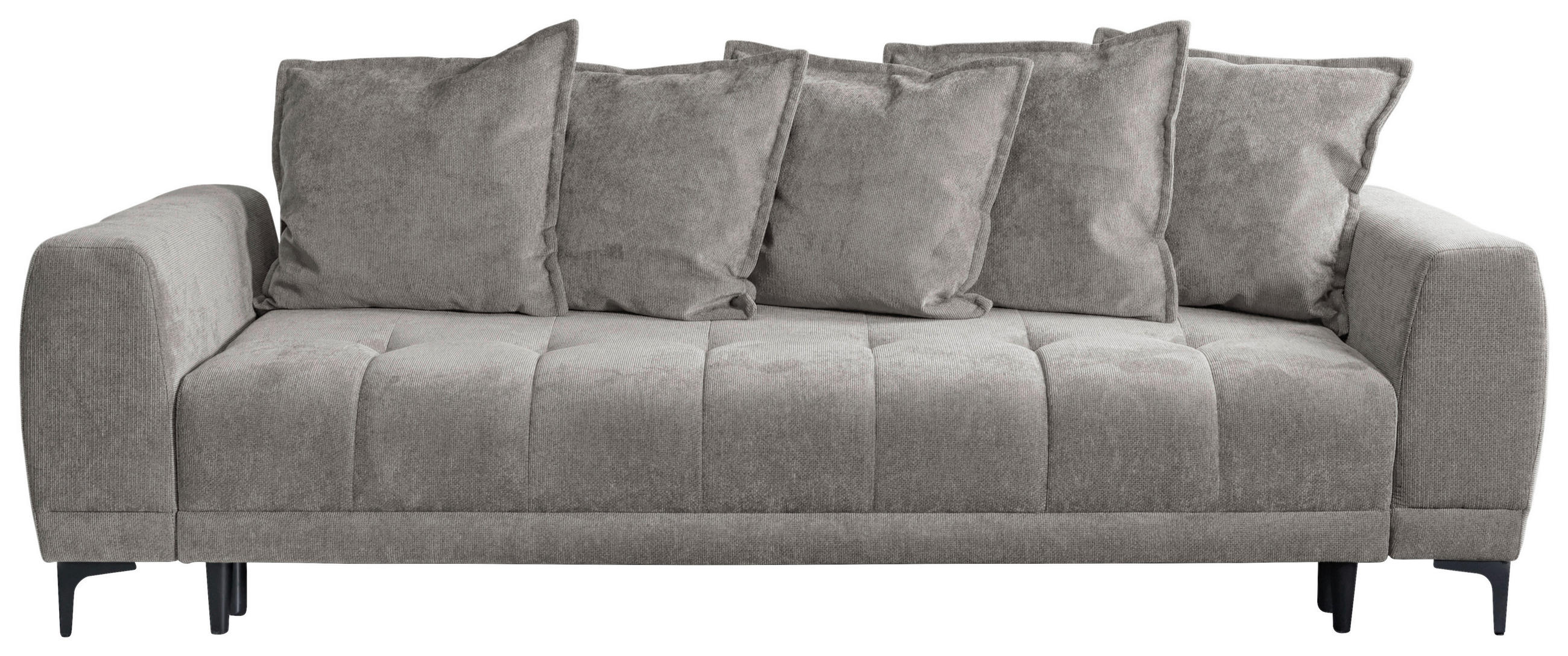 Mid.you Schlafsofa Weronika Grau 247x94x90 cm