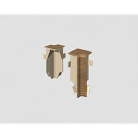 INNENECKE - Eichefarben/Braun, Basics, Kunststoff (1.6/0.7/5.9cm) - Egger Holzwerkstoffe