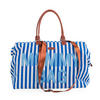 WICKELTASCHE Mommy Bag Blaue Streifen  - Weiß/Grau, KONVENTIONELL, Kunststoff/Textil (55/30/40cm) - Childhome