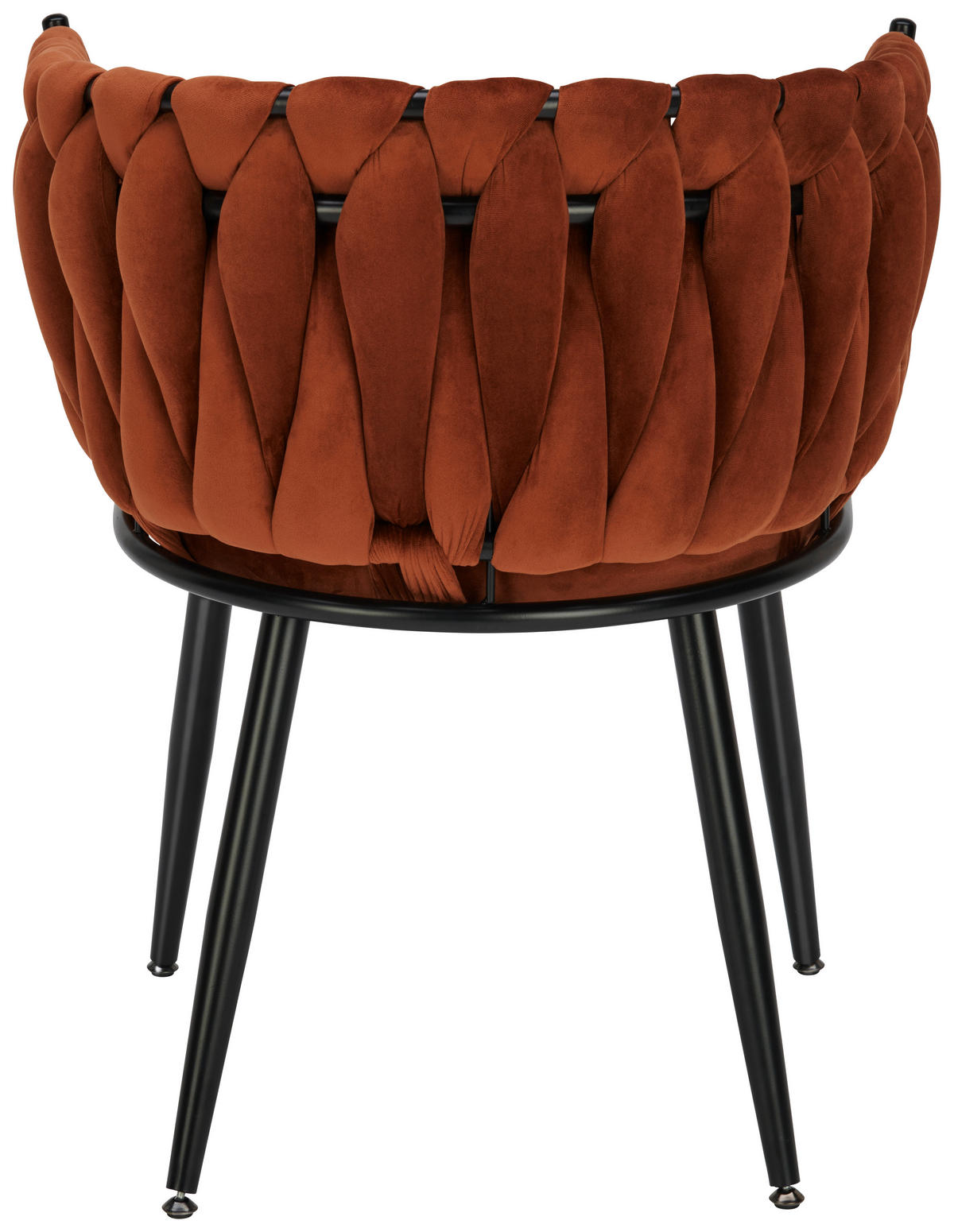 KAROSSZÉK sötétnarancs  - sötétnarancs/fekete, Lifestyle, textil/fém (60/78/55cm) - Ambia Home