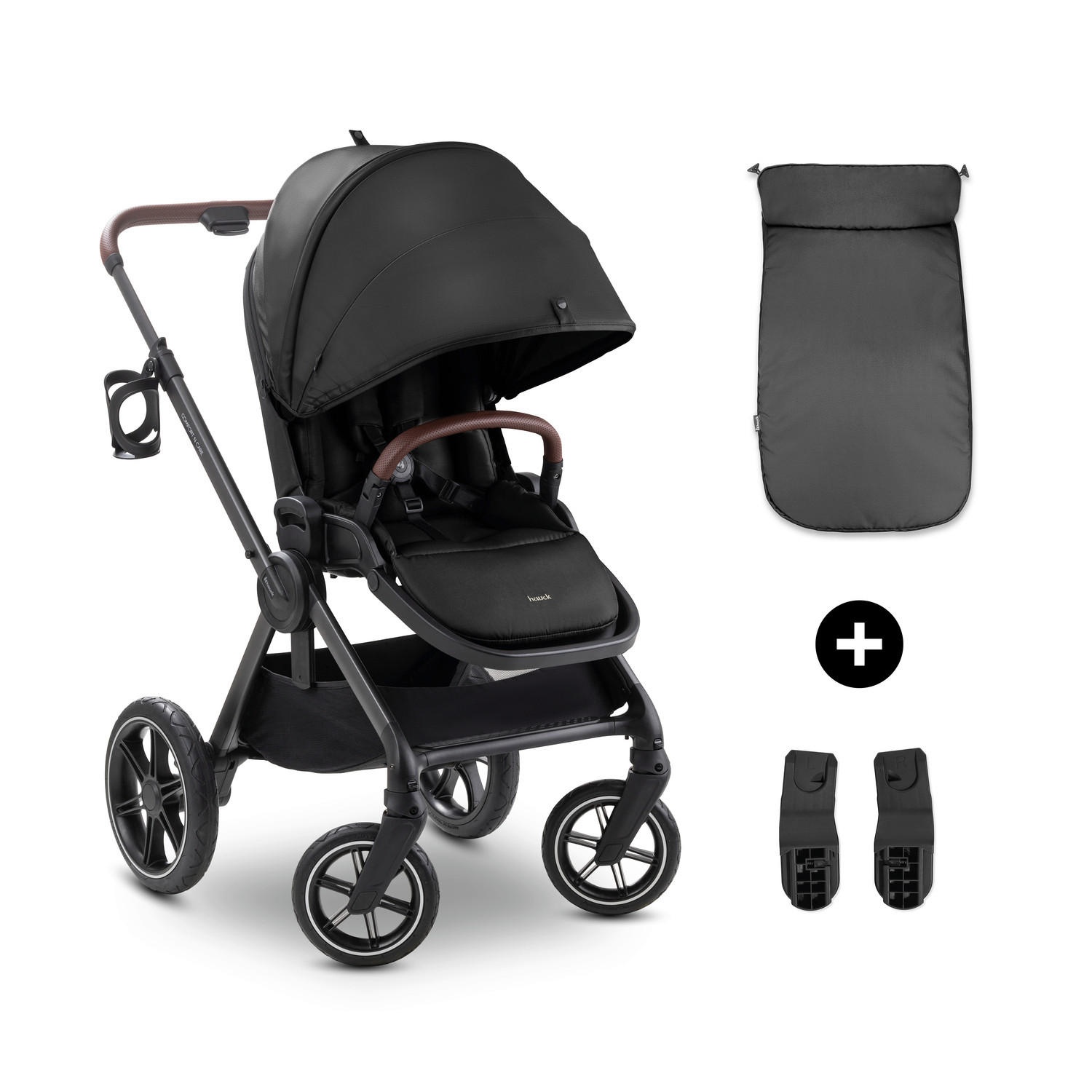 Hauck Buggy Comfort N Care Schwarz 60x107x87.5 cm