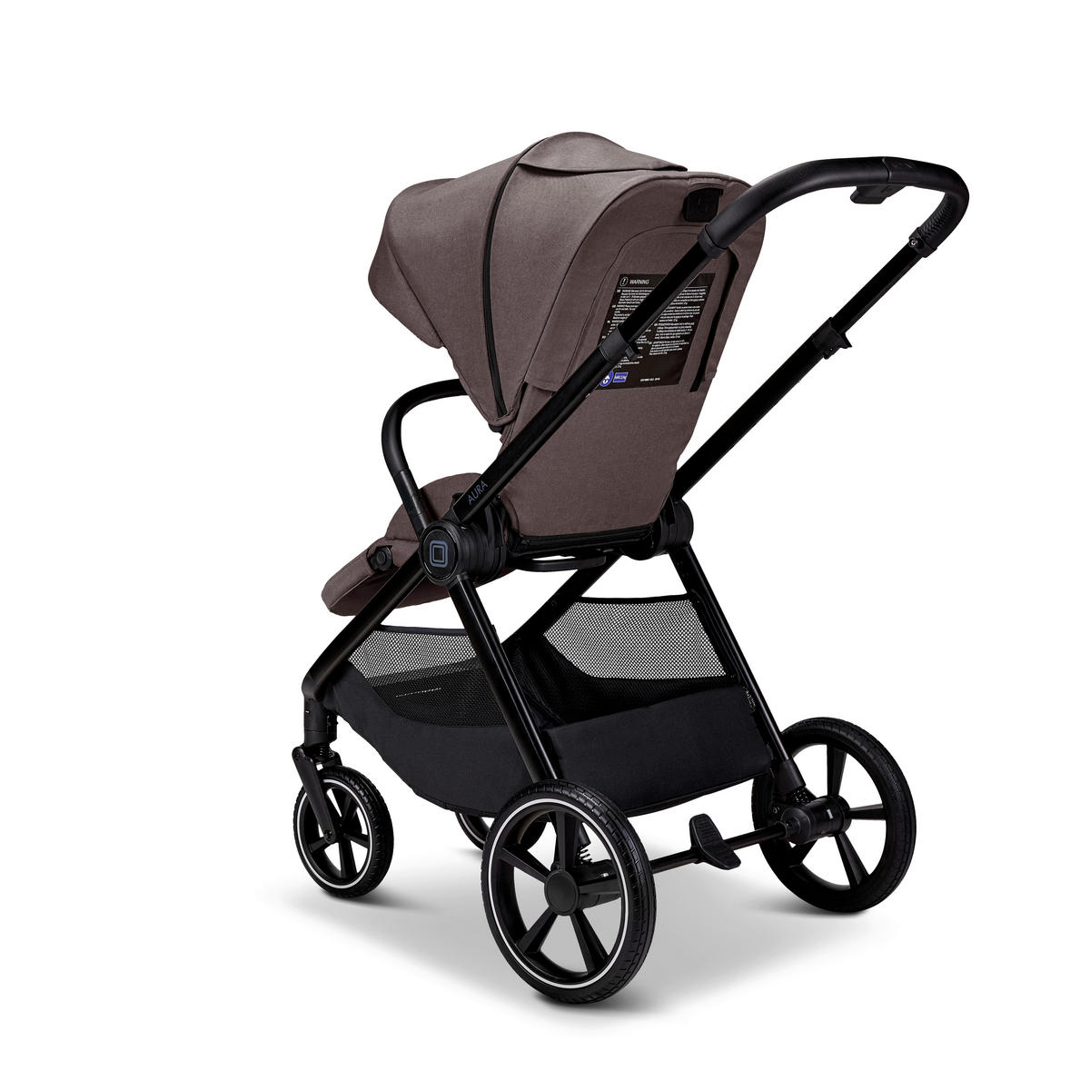 KOMBIKINDERWAGEN  Aura  Tonka Melange  - Braun, Basics, Textil (86/61cm) - Moon