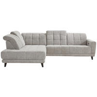 SAROKKANAPÉ textil szürke  - fekete/szürke, Design, textil/fa (216/302cm) - Xora