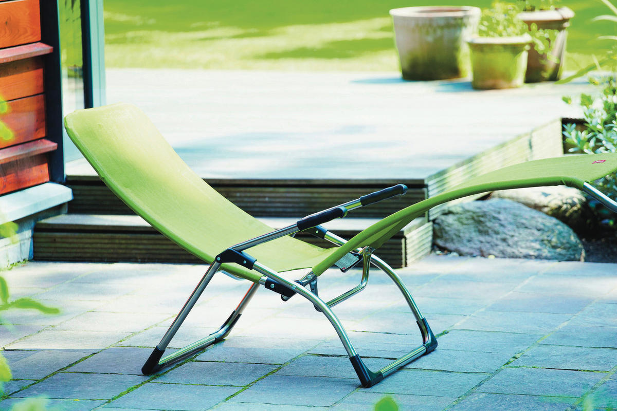 BÄDERLIEGE 63/107/142 cm  - Schwarz, Design, Textil/Metall (63/107/142cm) - FIAM