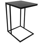 BEISTELLTISCH in Metall, Glas, Keramik 43/38/63 cm  - Dunkelgrau/Schwarz, Design, Glas/Keramik (43/38/63cm) - Carryhome