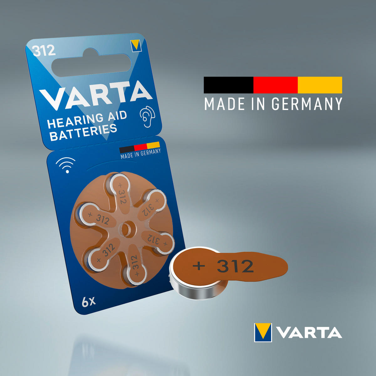 BATTERIE - Braun, Basics (4,8/9,4/0,48cm) - Varta