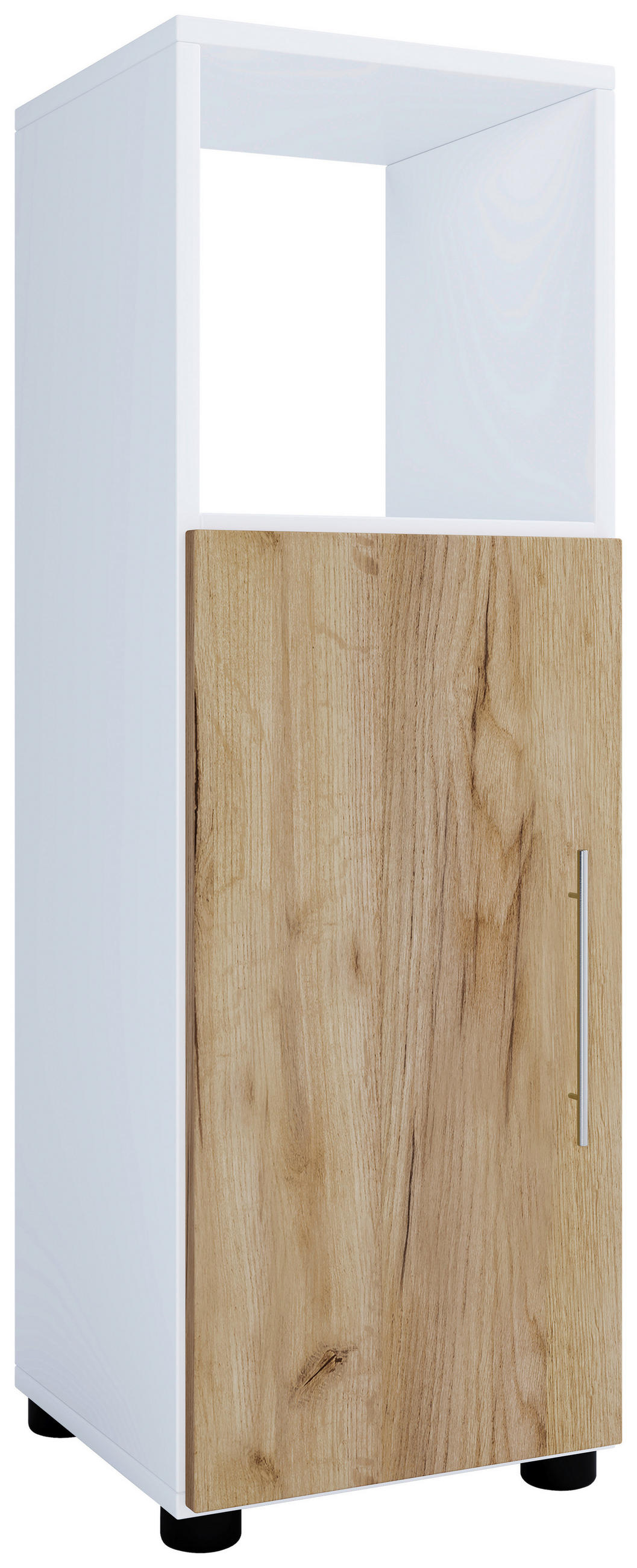 UNTERSCHRANK  - Honigeiche/Weiss, Modern, Holzwerkstoff/Kunststoff (31/93/30cm) - MID.YOU