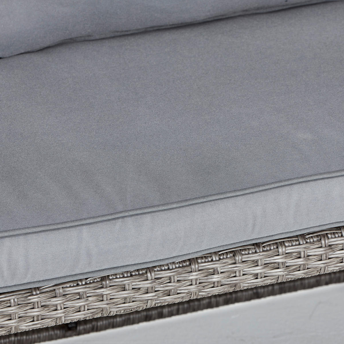 GARTENMUSCHEL 146/74/144 cm  - Grau, MODERN, Kunststoff/Textil (146/74/144cm) - Ambia Garden