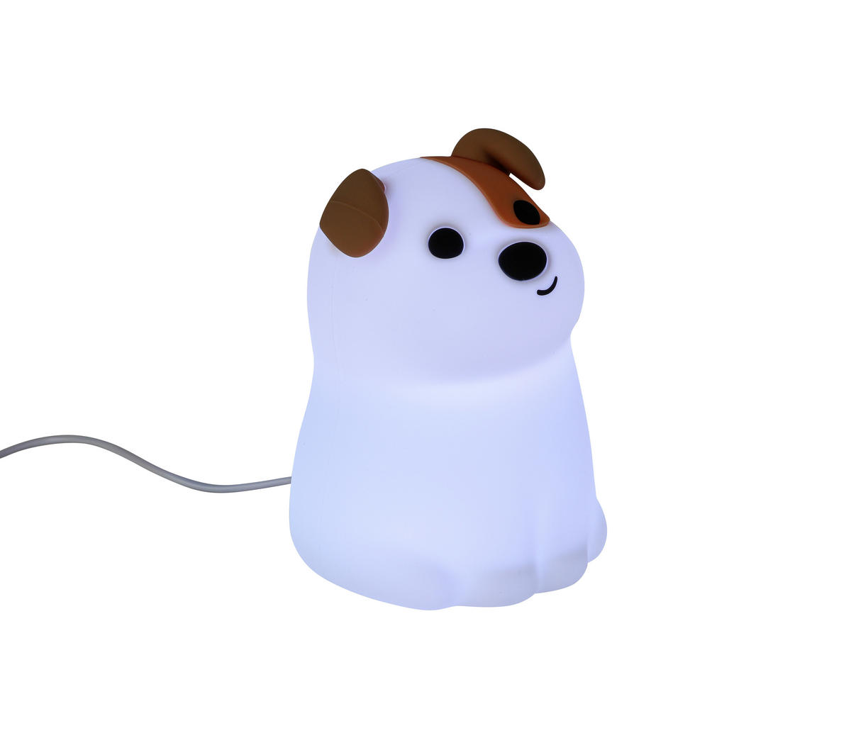 NOČNÉ SVETLO, 9,2/13,8/11,5 cm - biela, Trend, plast (9,2/13,8/11,5cm) - Novel