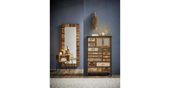 KOMMODE in 76/119/32 cm - Multicolor/Schwarz, Trend, Holz/Holzwerkstoff (76/119/32cm) - Landscape