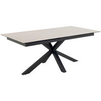 STOL ZA BLAGOVAONICU  siva  keramika      - siva/crna, Trend, metal/keramika (200-240/100/76cm) - MID.YOU