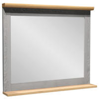 BADEZIMMERSPIEGEL 80/69/12 cm  - Eiche Artisan/Grau, KONVENTIONELL, Glas/Holzwerkstoff (80/69/12cm) - home24
