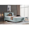 BOXBETT 180/200 cm  in Hellgrau  - Hellgrau/Schwarz, Design, Holz/Holzwerkstoff (180/200cm) - Xora
