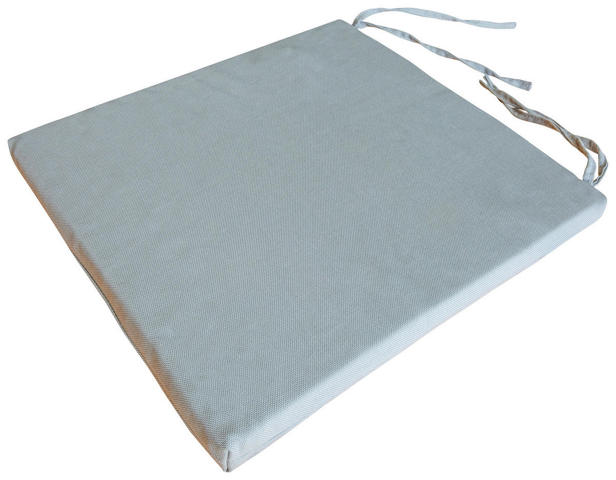 JASTUČE ZA BALKON I BAŠTU - siva, Konvencionalno, tekstil (40/40/3cm) - Novel