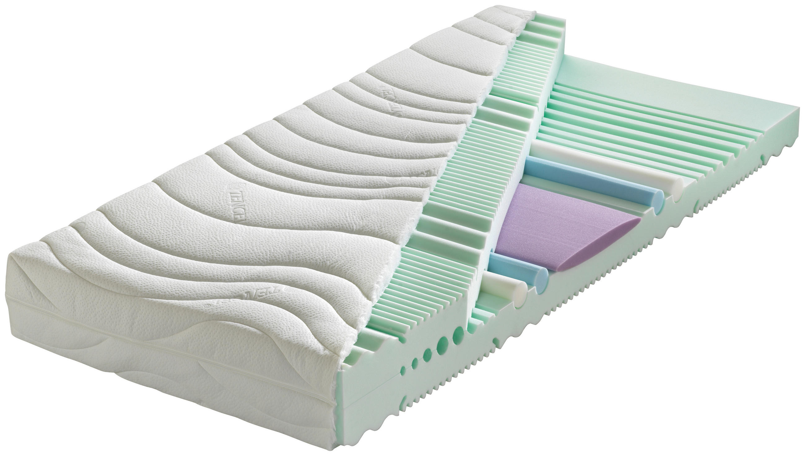 LEŽIŠČE IZ UDOBNE PENE 90/200 cm  - bež, Basics, tekstil (90/200cm) - Optimo