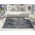 VINTAGE-TEPPICH 200/250 cm Timeline Quantum Grau, Petrol  - Petrol/Grau, Design, Textil (200/250cm) - Novel