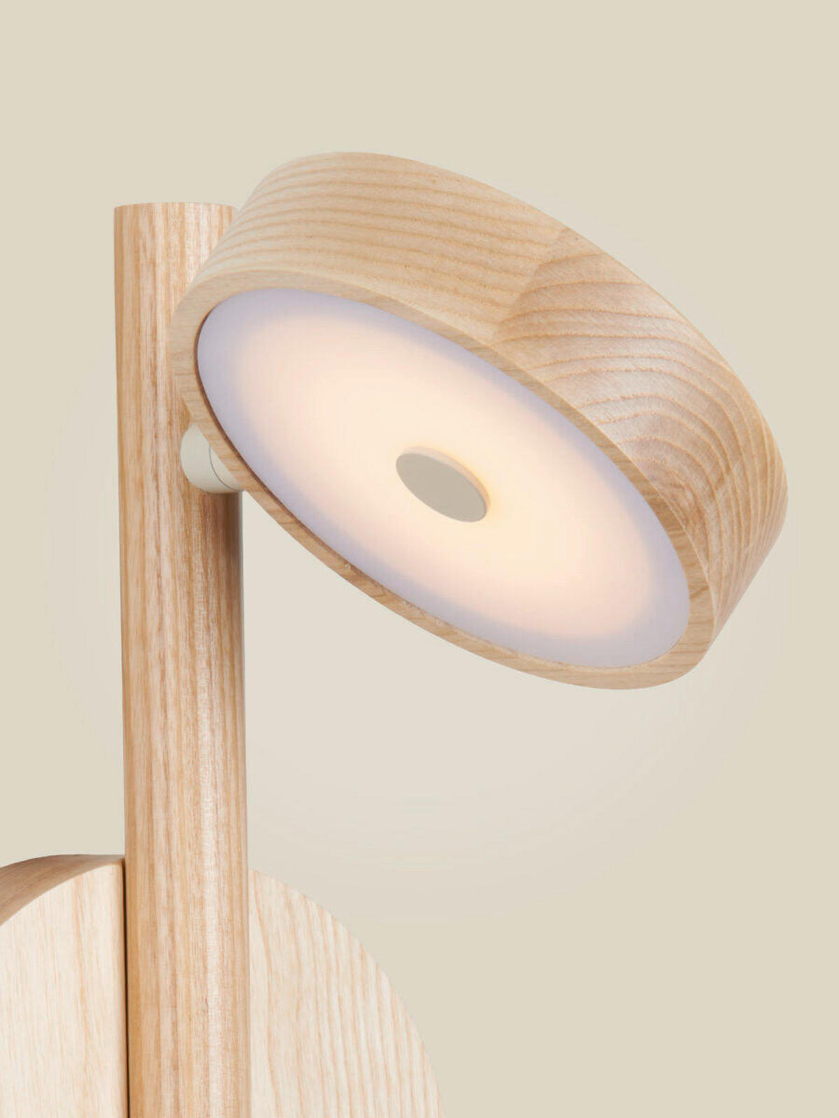 WANDLEUCHTE Good & Mojo 20/20/33 cm  - Eschefarben, Trend, Holz (20/20/33cm) - Good & Mojo