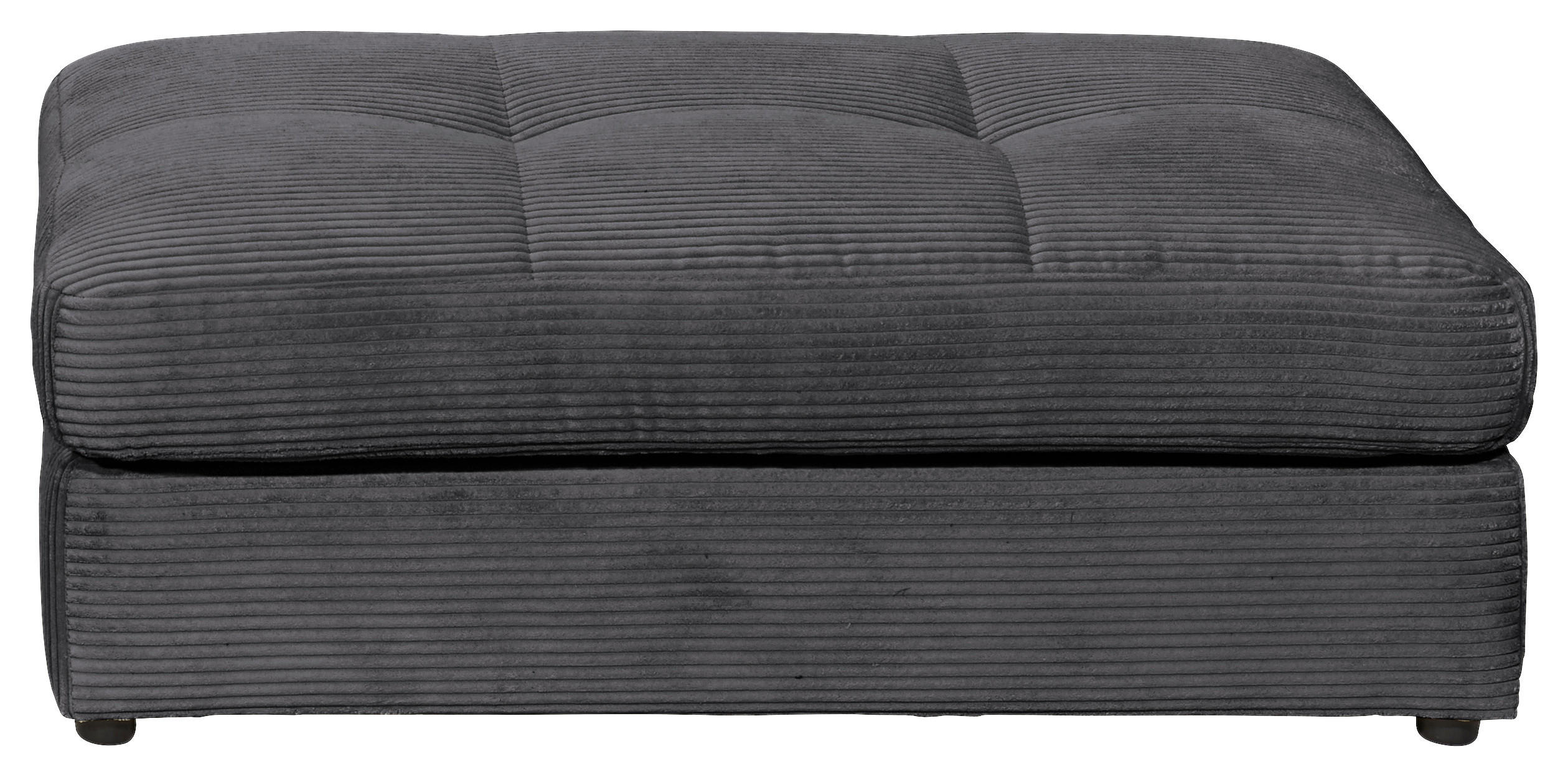 Thumbnail - Livetastic Hocker Jasper, Anthrazit, Textil, quadratisch, 110x47x70 cm, Made in EU, Wohnzimmer, Hocker, Sitzhocker