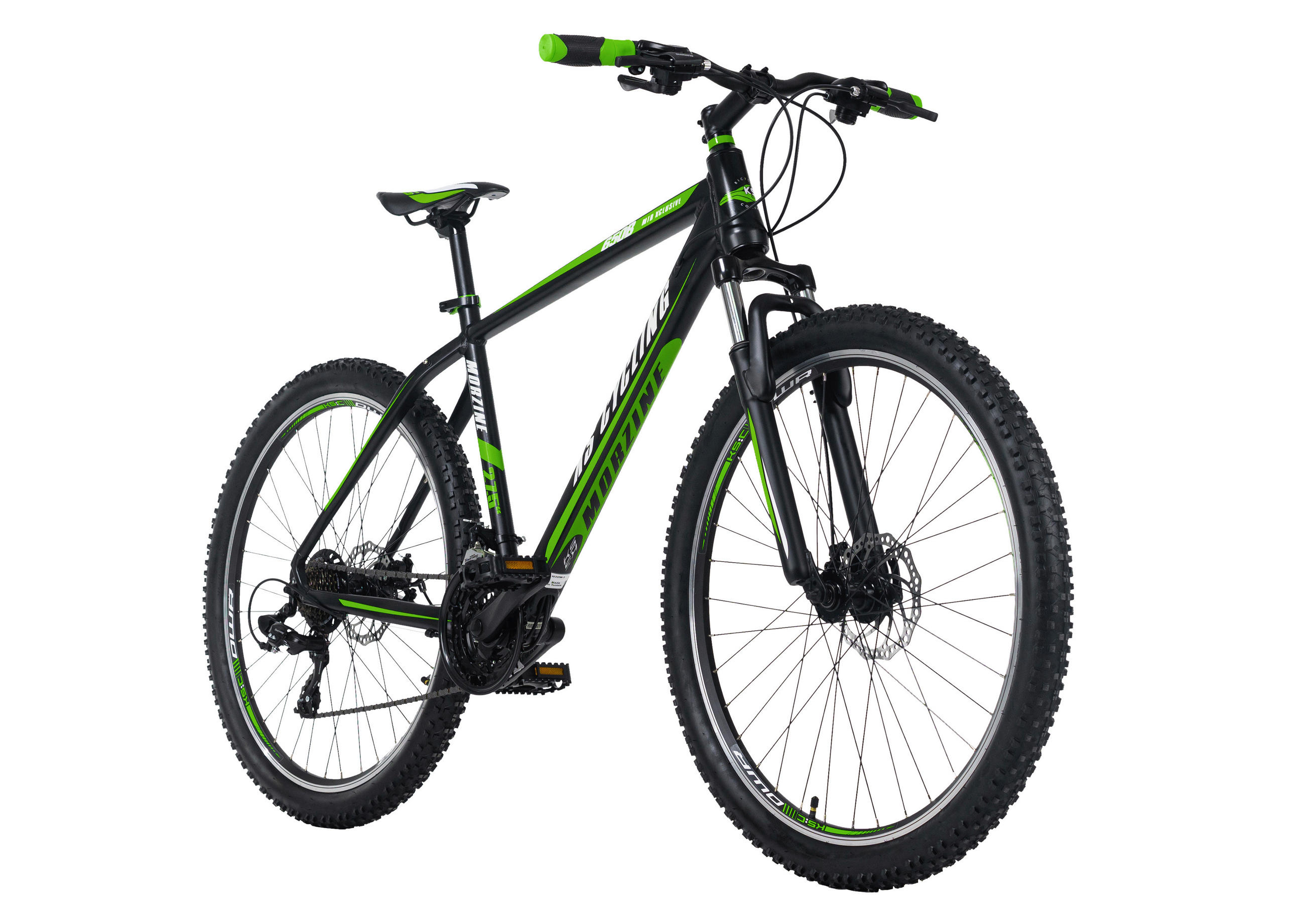 MOUNTAINBIKE 27,5 Zoll  - Schwarz/Grün, Basics, Metall (139/76/21cm) - Atrigo
