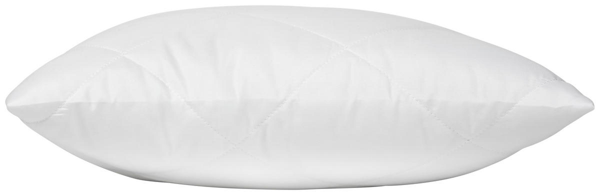 KOPFKISSEN   40/40 cm       - Weiß, Basics, Textil (40/40cm)