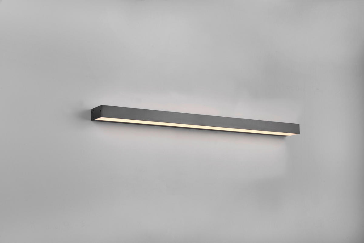 BADEZIMMER-WANDLEUCHTE - Chromfarben/Schwarz, Basics, Kunststoff/Metall (3,6/90/8cm) - Trio Leuchten