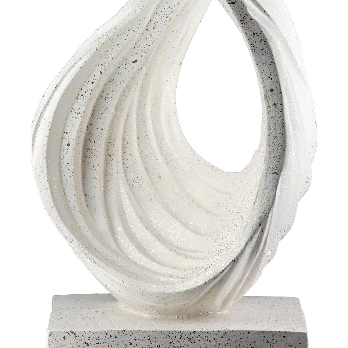 SKULPTUR - Creme, Basics, Kunststoff (15/46,5/15cm)