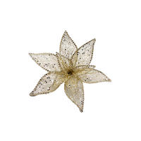 DEKOBLUME - Champagner, Design, Kunststoff/Metall (25cm) - X-Mas