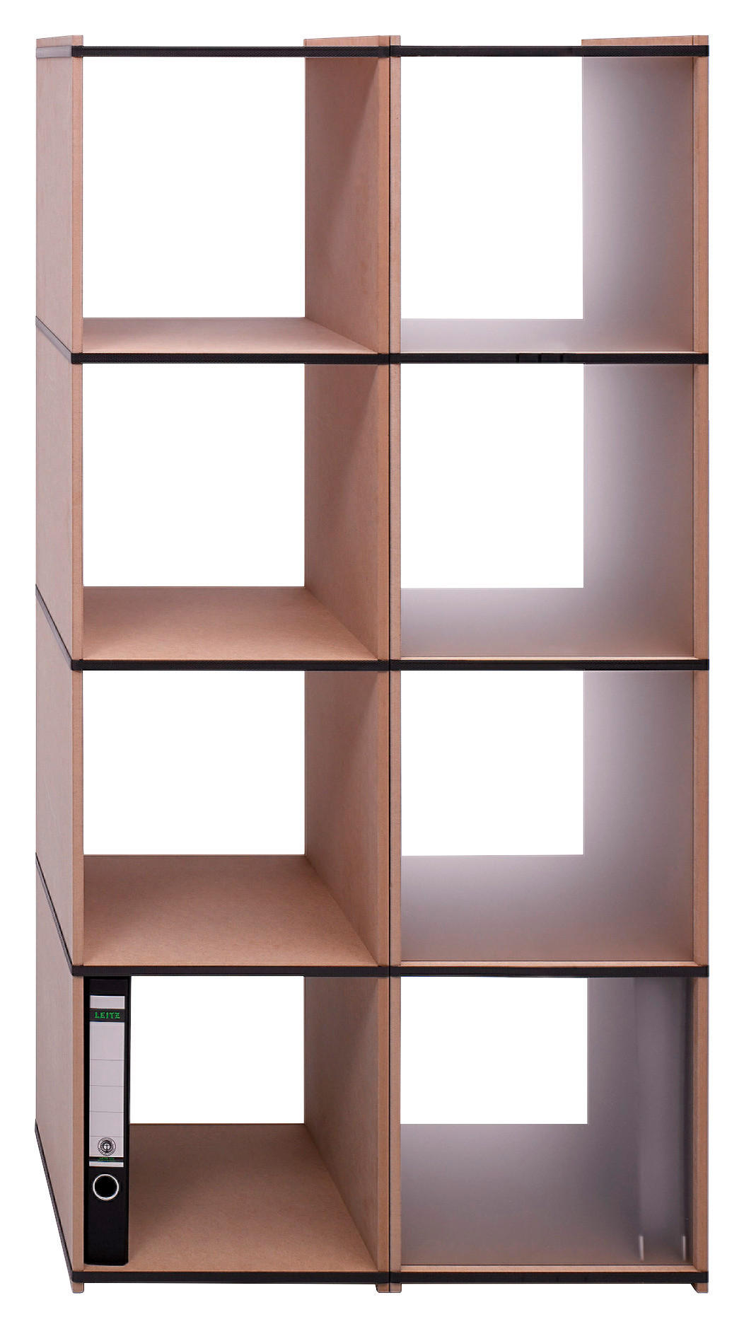 AKTENREGAL Buchefarben  - Buchefarben, MODERN, Holzwerkstoff/Kunststoff (35/140/35cm) - Tojo
