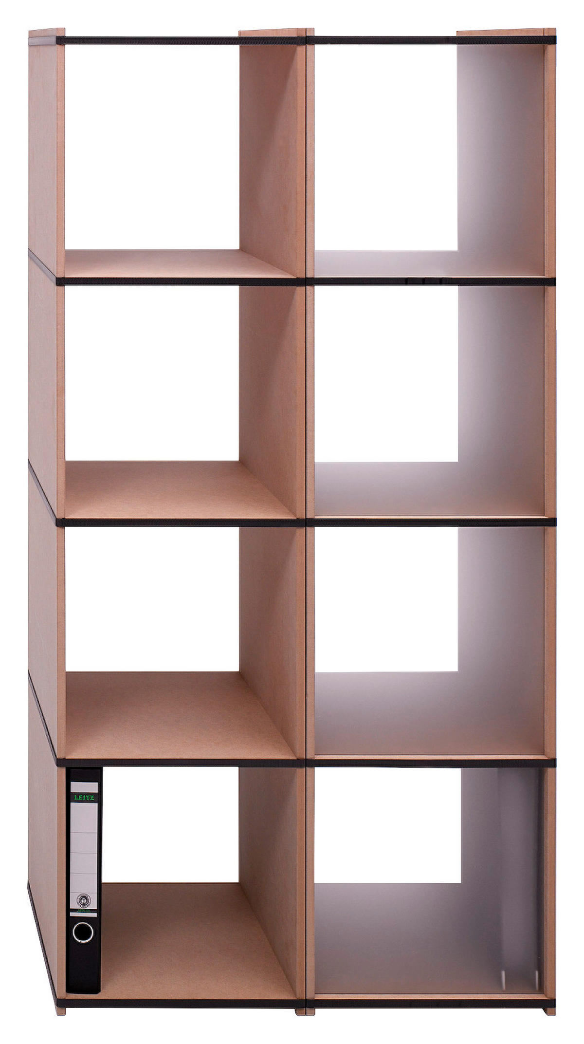 AKTENREGAL Buchefarben  - Buchefarben, MODERN, Holzwerkstoff/Kunststoff (35/140/35cm) - Tojo