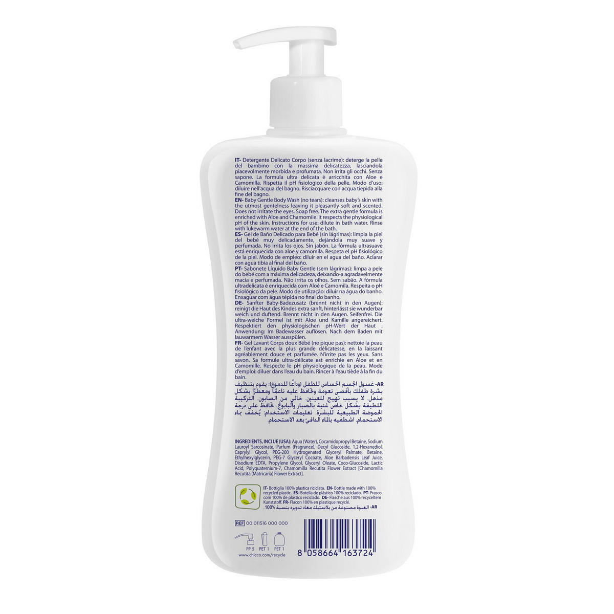 BABYPFLEGESET Natural Sensation  - Basics (500ml) - Chicco