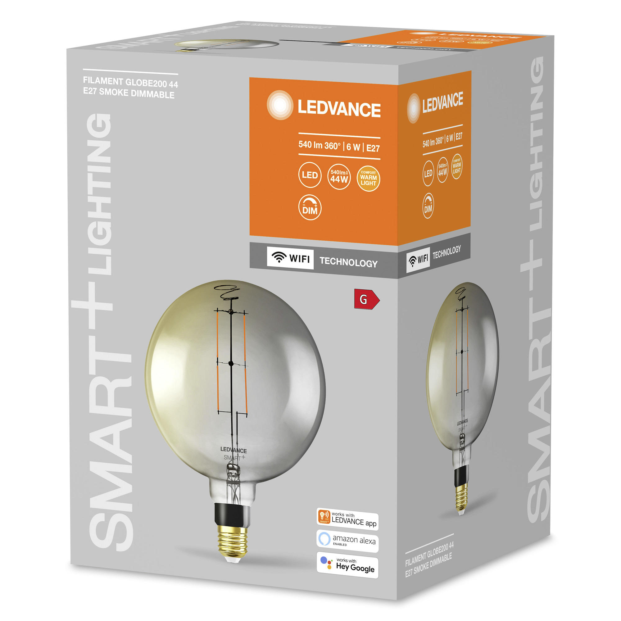 LED-LEUCHTMITTEL   E27 6 W  - Basics, Glas (20/29cm) - Ledvance