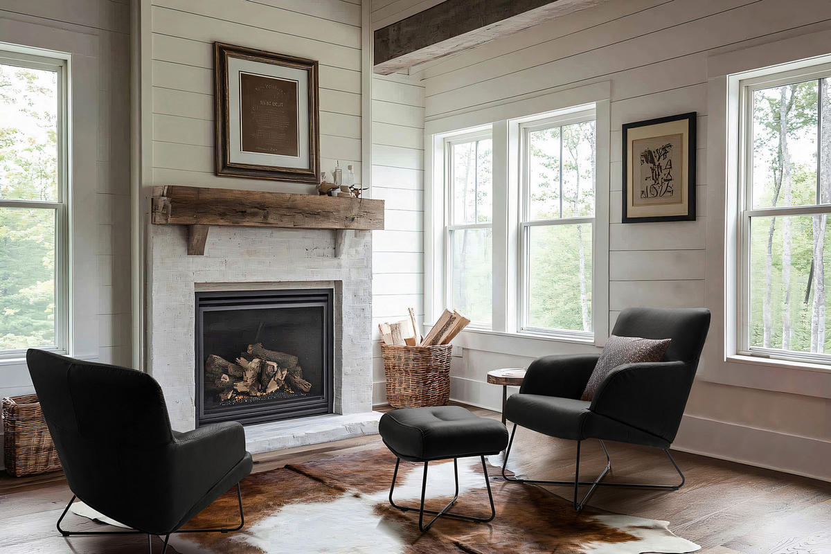 SESSEL in Echtleder Schwarz  - Schwarz, Design, Leder/Metall (67/87/74cm) - Livetastic