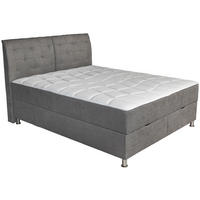 PAT BOXSPRING 160x200 cm 160/200 cm  in gri  - argintiu/gri, Modern, textil (160/200cm) - Hom`in