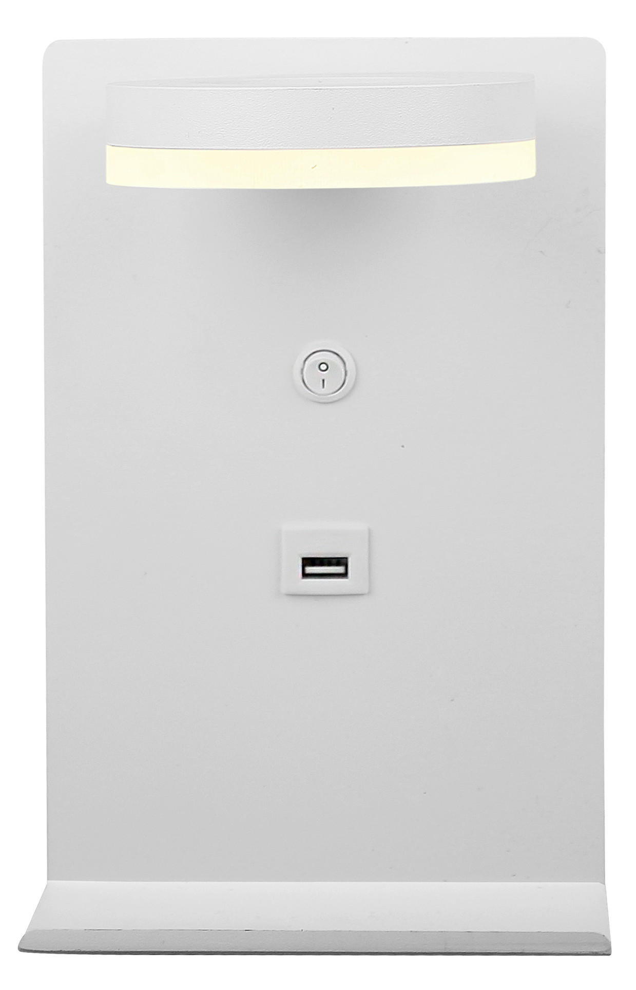 LED-WANDLEUCHTE Compact 15/10/23 cm  - Weiß, KONVENTIONELL, Metall (15/10/23cm)