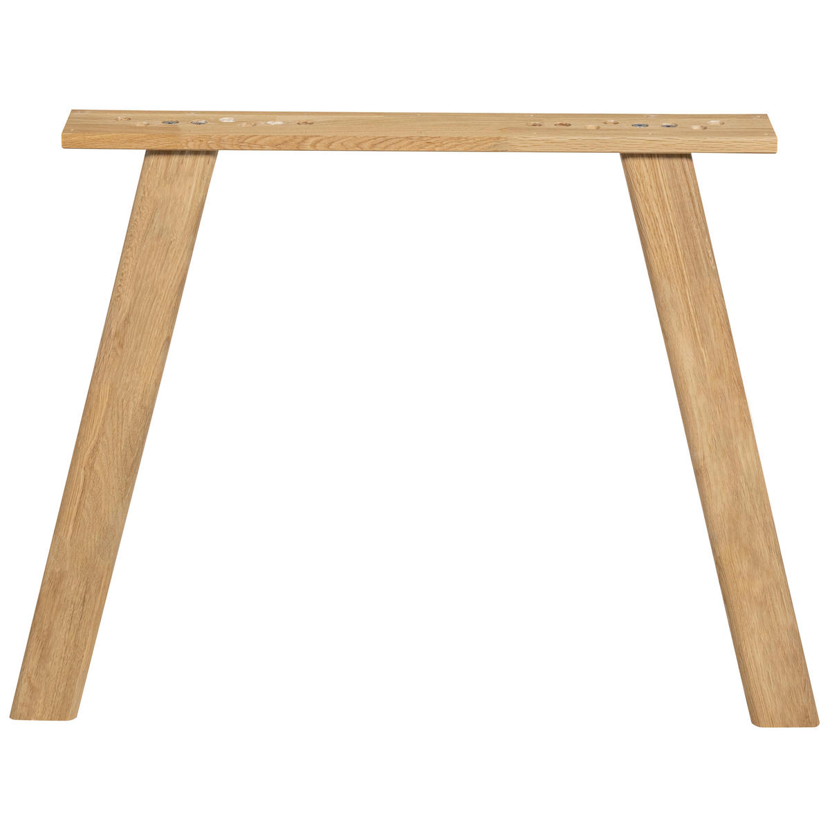 TISCHGESTELL Eichefarben   - Eichefarben, MODERN, Holz (79/73/11cm) - Livetastic
