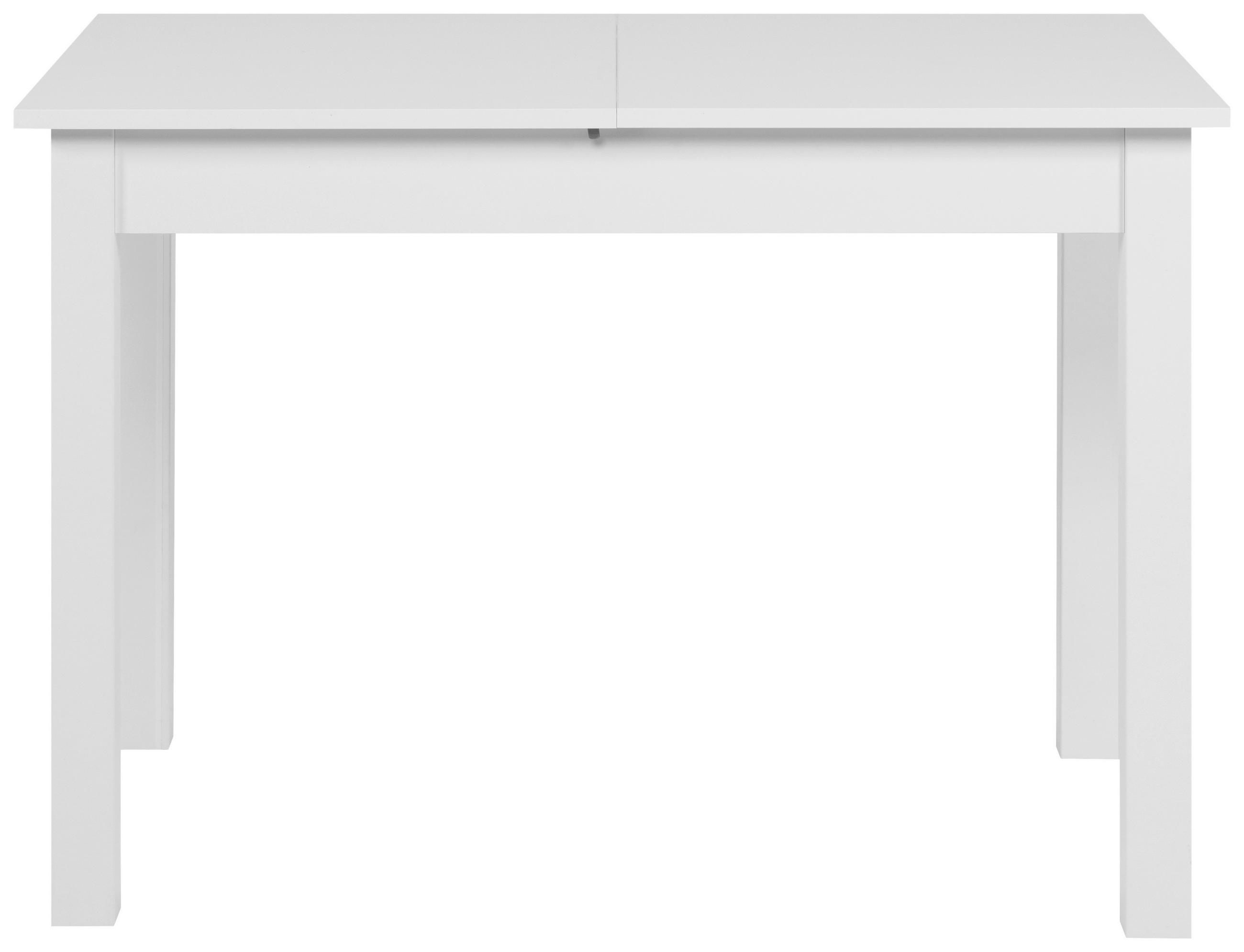 ESSTISCH 110/70/75 cm Weiß rechteckig  - Weiß, Basics, Holzwerkstoff (110/70/75cm) - MID.YOU
