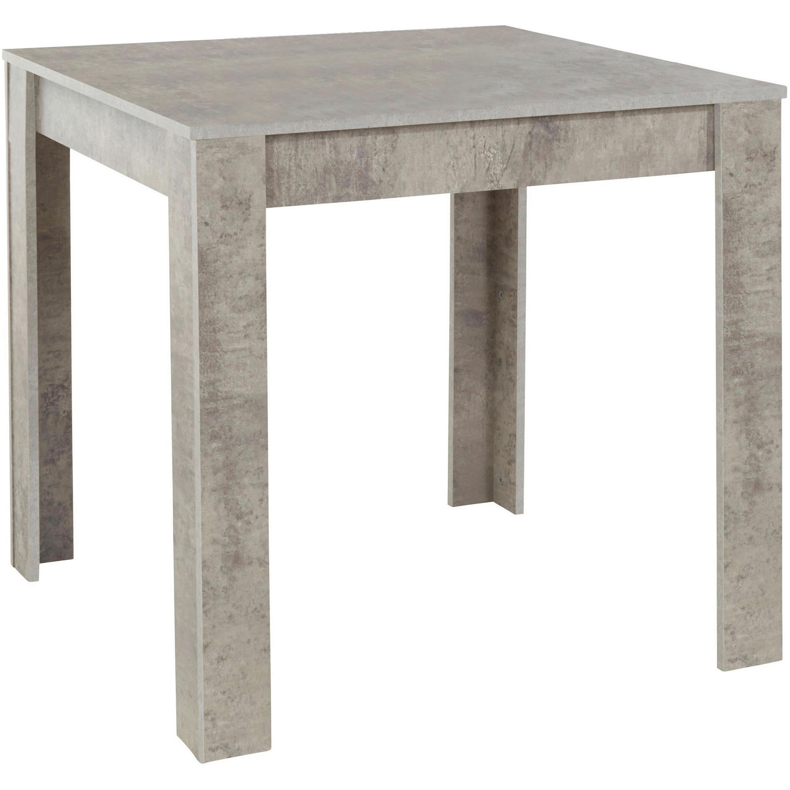 ESSTISCH 80/75/80 cm Nachbildung  Holzwerkstoff gastro- und objekttauglich, in verschiedenen Größen erhältlich quadratisch Grau  - Grau, Design, Holzwerkstoff (80/75/80cm) - MID.YOU